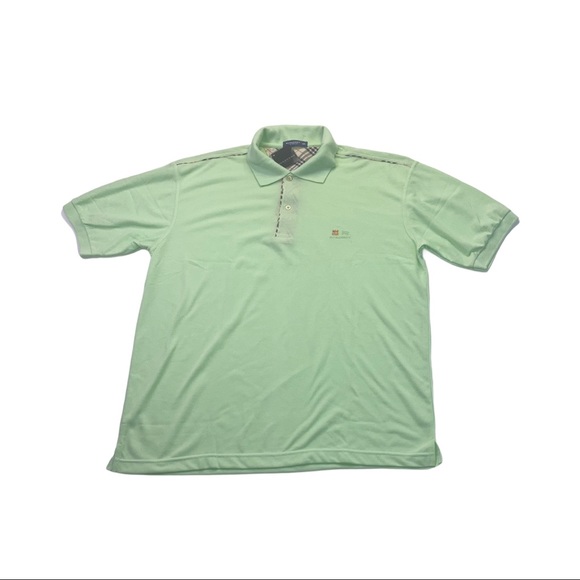 lime green burberry shirt